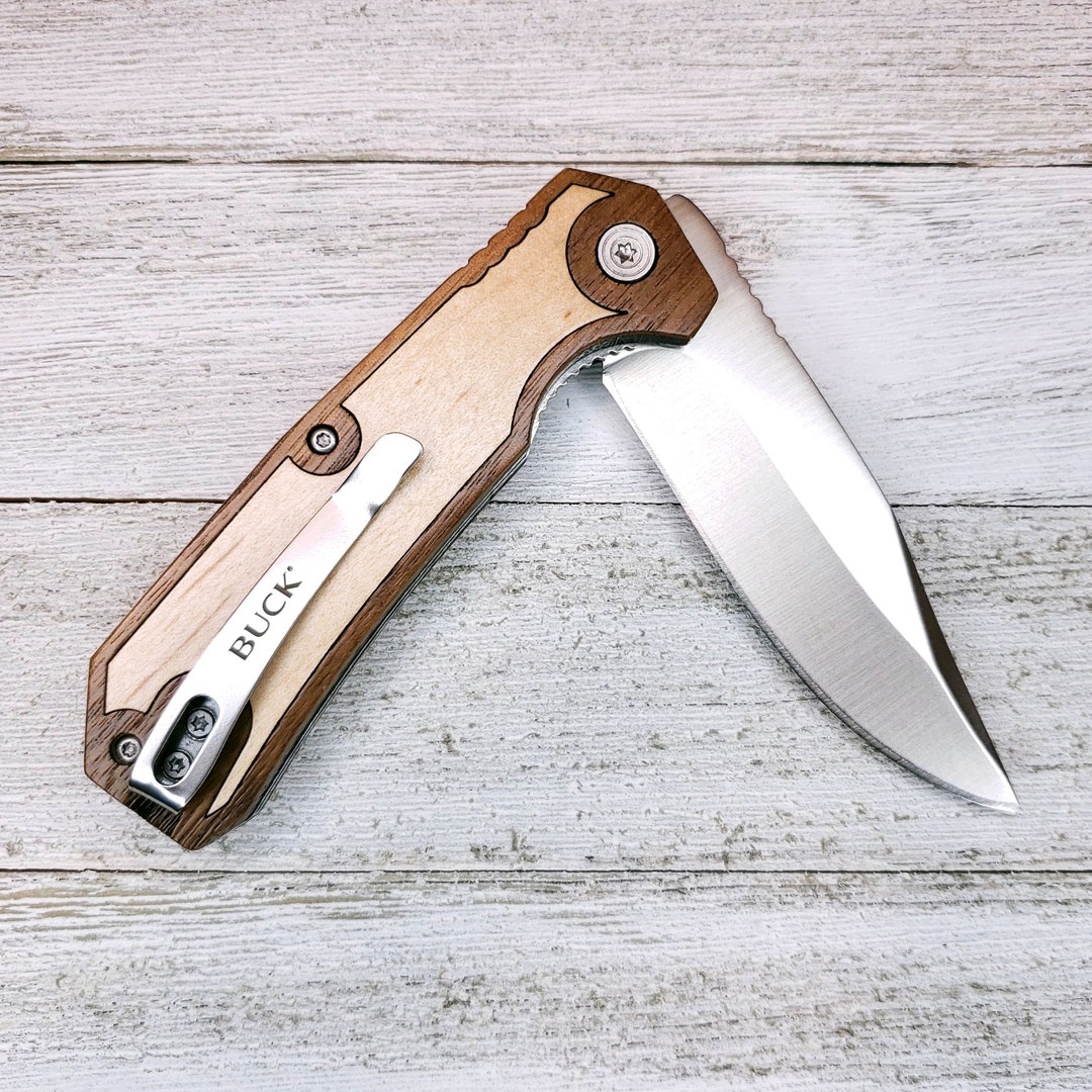 Walnut Frame With a Spalted Maple Interior buck Knives Matrixx 3.3 190