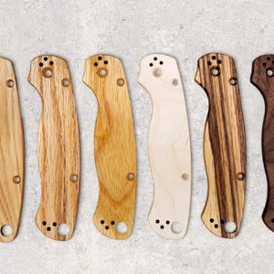 Spyderco Para Military 2 Scales / Wood Spyderco Para 2 Scales