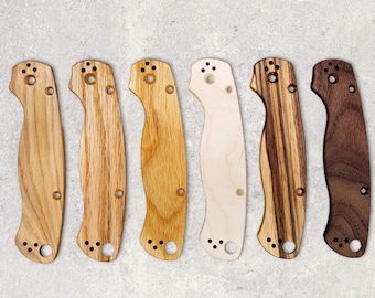 Spyderco Para Military 2 Scales / Wood Spyderco Para 2 Scales