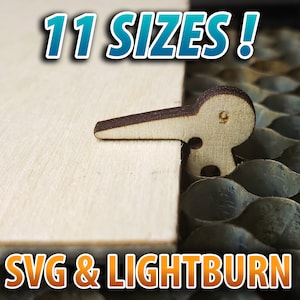 Honeycomb Bed Pins / Laser Hold Down Pins in LightBurn en SVG-bestanden voor OMtech, xTool, Glowforge en andere lasersnijmachines!