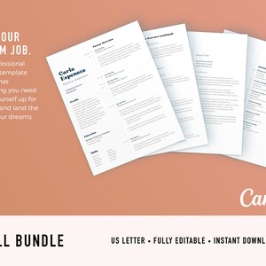 Resume Template Canva Resume Template Minimalist Cv Template Canva ...