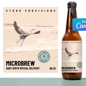 Baby announcement beer label template pregnancy announcement to husband pregnancy announcement baby announcement husband baby beer label