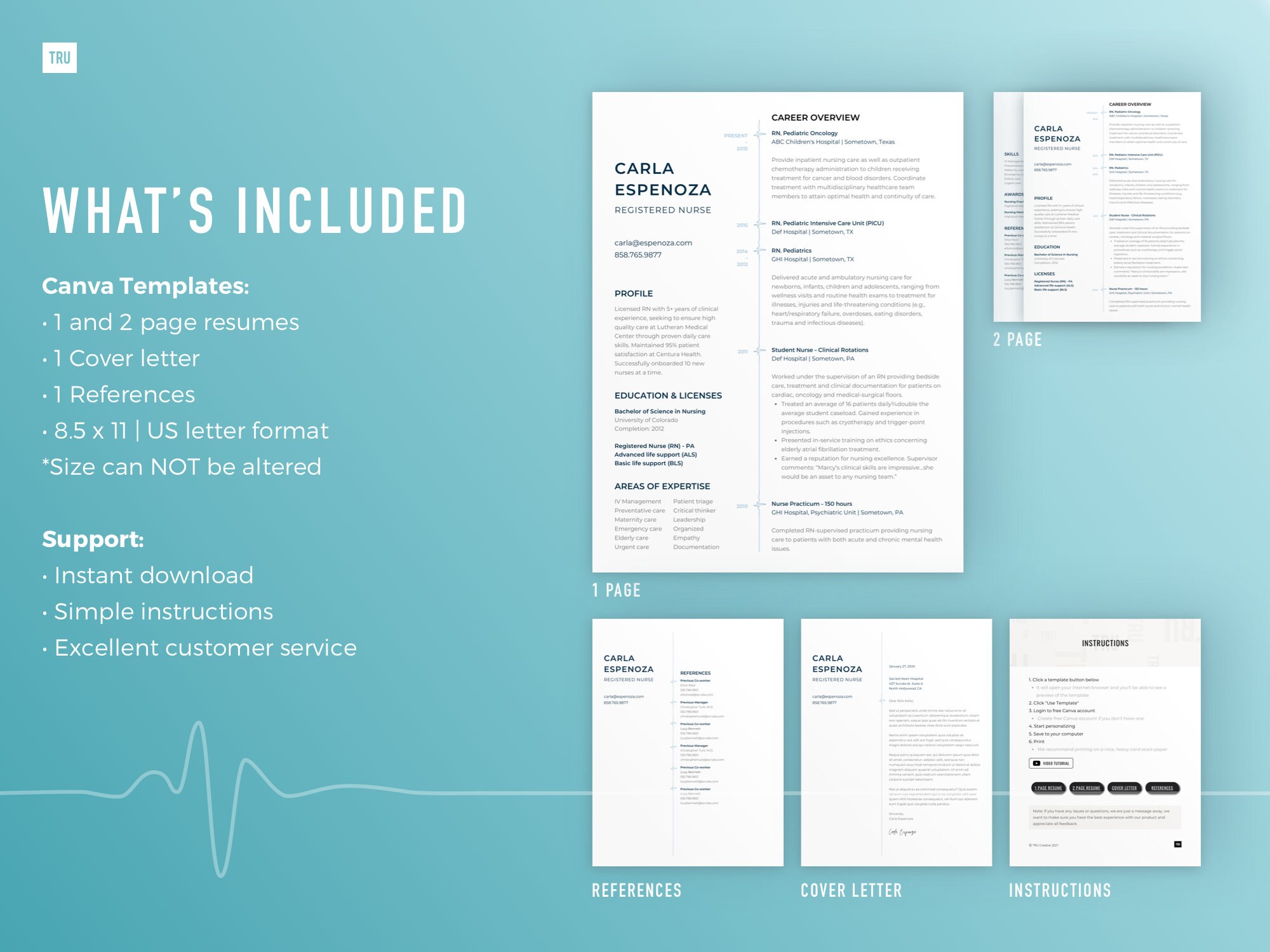 RN Resume Template Nurse Resume Template Minimalist Resume Template RN Resume Template Nurse Resume Template Minimalist Resume Template