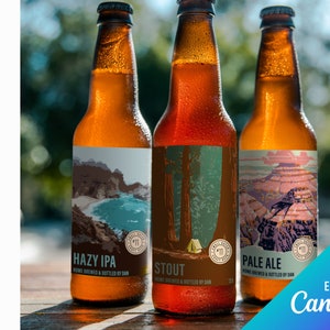 Personalized beer label gift for home brewers DIY beer label kit for gifting Customized beer bottle label for gifting stickers for beer