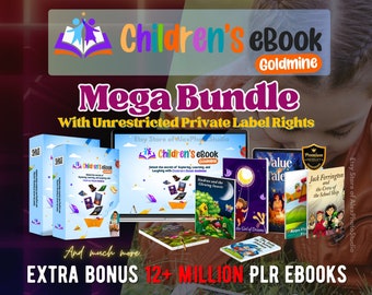 Children's eBook Mega Bundle: PLR Educational Content (Digital Download)