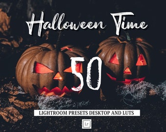 Ajustes preestablecidos de fotos y videos de Halloween: LUT góticos oscuros (descarga digital)