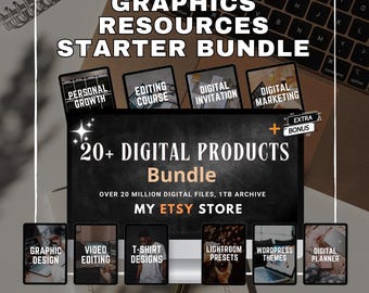 20 Million Graphics Design Files: Mega Digital Resource Bundle