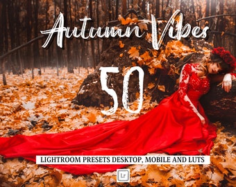 Ajustes preestablecidos de Lightroom de otoño: filtros de fotos y vídeos de tonos cálidos (descarga digital)