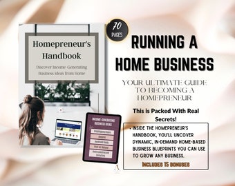 Manual para emprendedores domésticos: ganar dinero en línea, ideas para obtener ingresos, actividades secundarias, consejos para la libertad financiera