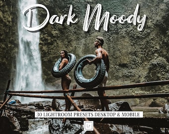 Dark Moody Lightroom Presets: Desktop & Mobile Filters