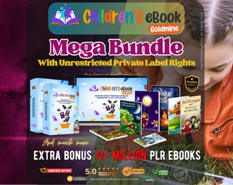 KDP Kid Bundle, Engaging Children's Ebook & Activity Schooling Resources with Master Resell Rights, DFY Child Care Digital Product