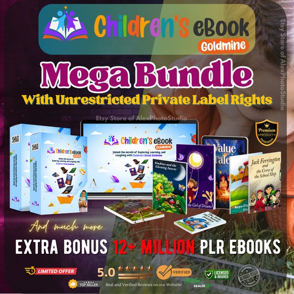 Engaging Kids eBook Bundle w/ Master Resell Rights - Ready-to-Use Child Activity Resources for Fun Learning!