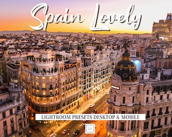 Spain Travel Lightroom Presets: Mobile & Desktop Photo Editing