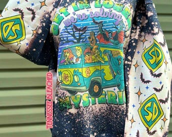 Spooky crewneck | solve mysteries | cartoon
