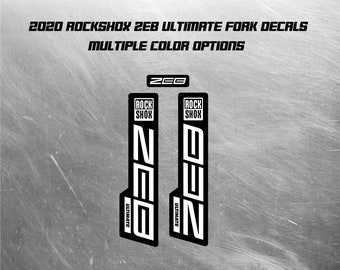 RockShox ZEB Ultimate Fork Decals - Multiple Colors | Fast Shipping