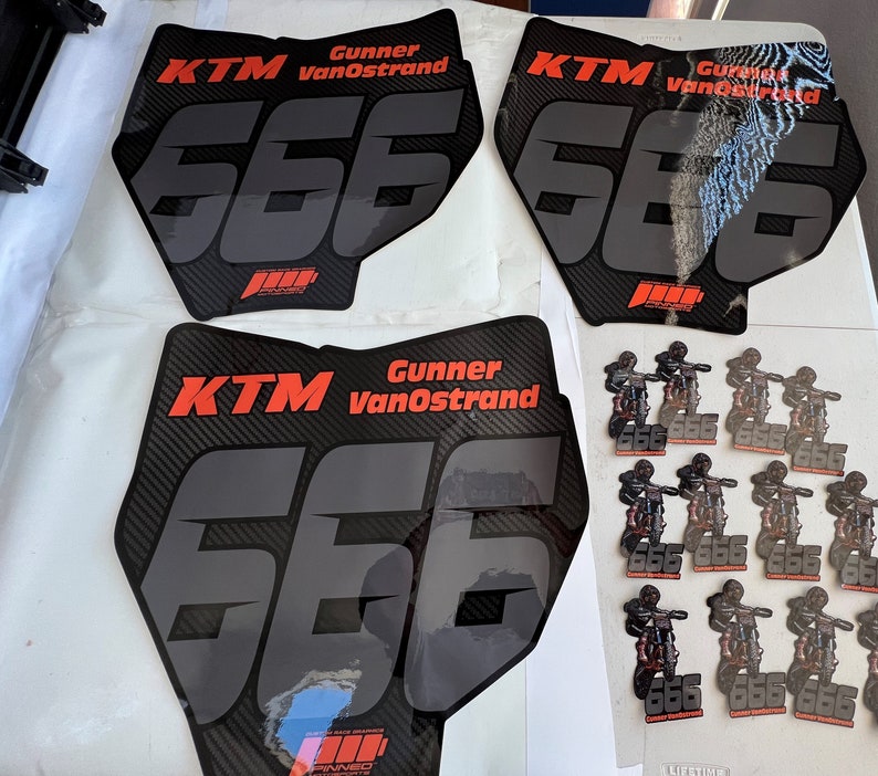 Personalized Number Plate Decals Custom Name Number Plate Etsy