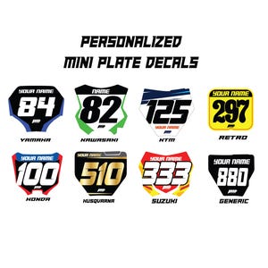 Mini-décalcomanies personnalisées de 4 pouces pour plaque d'immatriculation, décalcomanie personnalisée de plaque d'immatriculation
