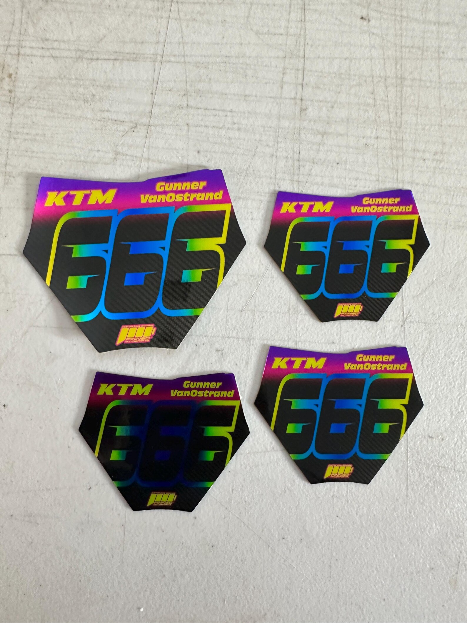 Custom Graphics Number Plate Holographic Mini Number Plate Decals: Custom Motocross Plate - Etsy