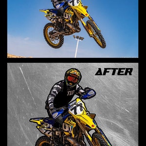 Action Sports Decals, Custom Photo Decal, Motocross Decals, Waterproof Decals, Personalized Decals