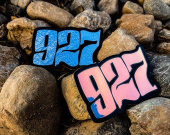 Custom Metallic Number Decals: Waterproof Racing Stickers