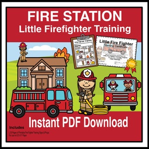 Preschool Fire Fighter Training