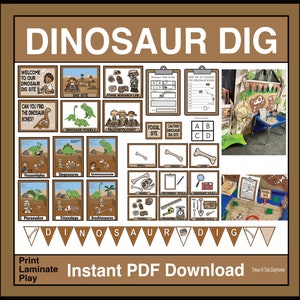 Dinosaur Dig Dramatic Play Theme