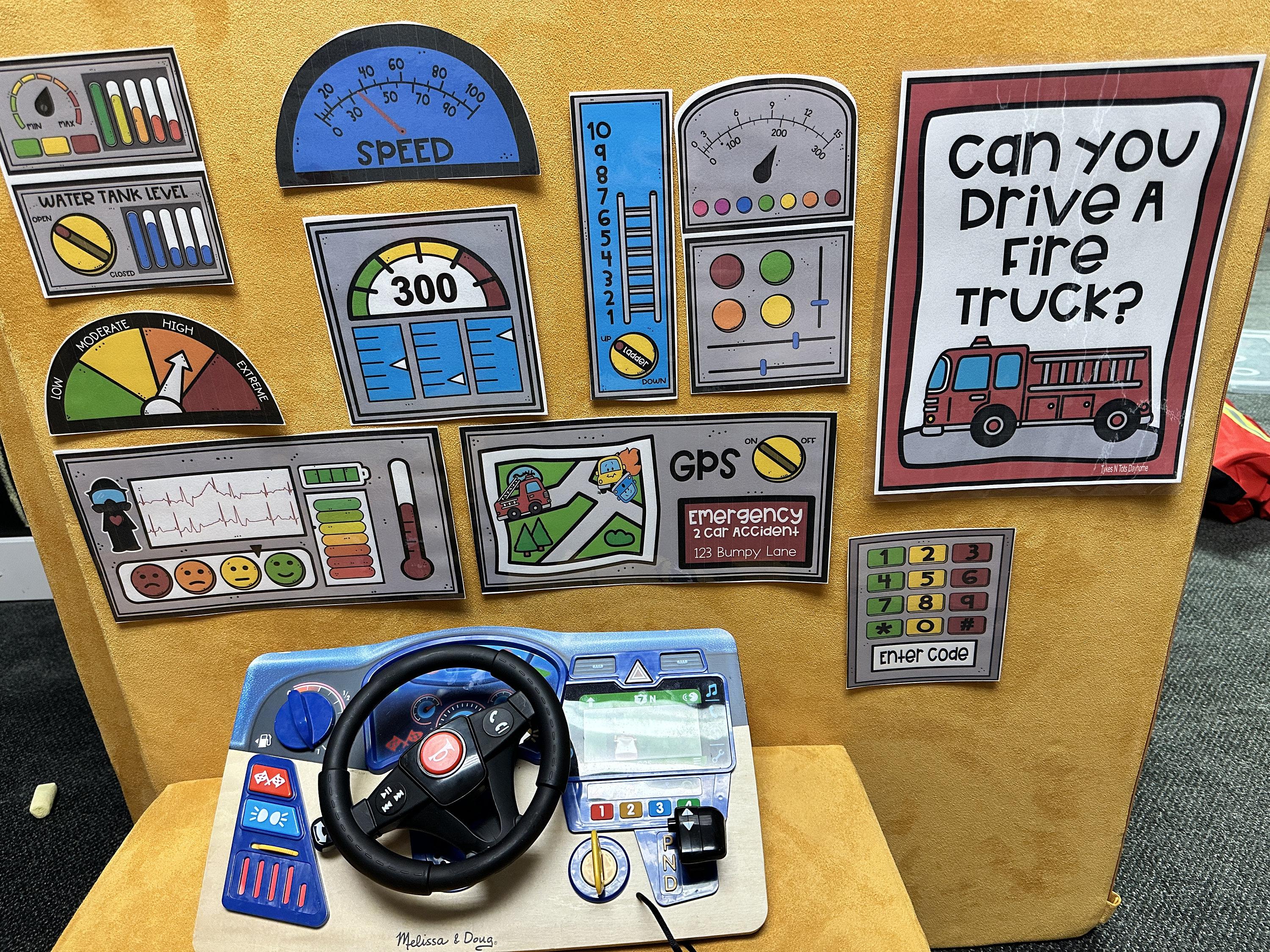 Preschool Dramatic Play Fire Station Signs & Props - Etsy