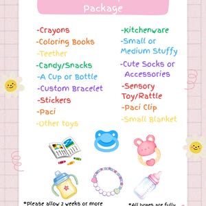 Kit de Cuidados para o Pequeno Espaço! Chupeta, mamadeira/copo com canudinho, doces, brinquedos e outras coisinhas! imagem 4