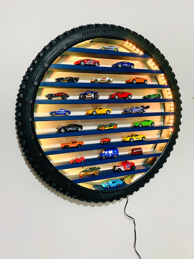 Matchbox Car Display Shelf Tire Shelf Original Cool Wheels Etsy