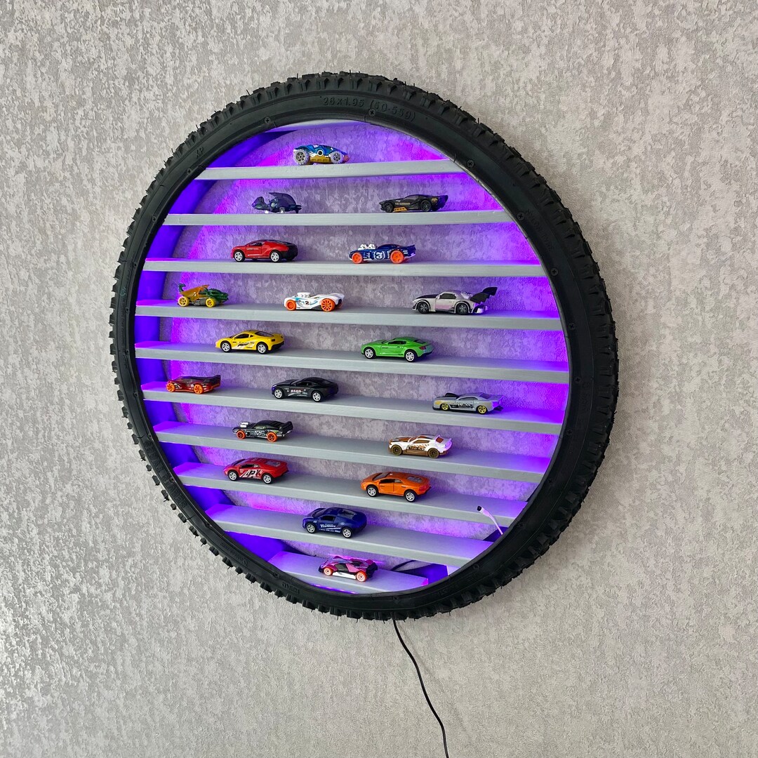 Toy Car Display Shelves Car Display Shelf Tire Shelf Etsy