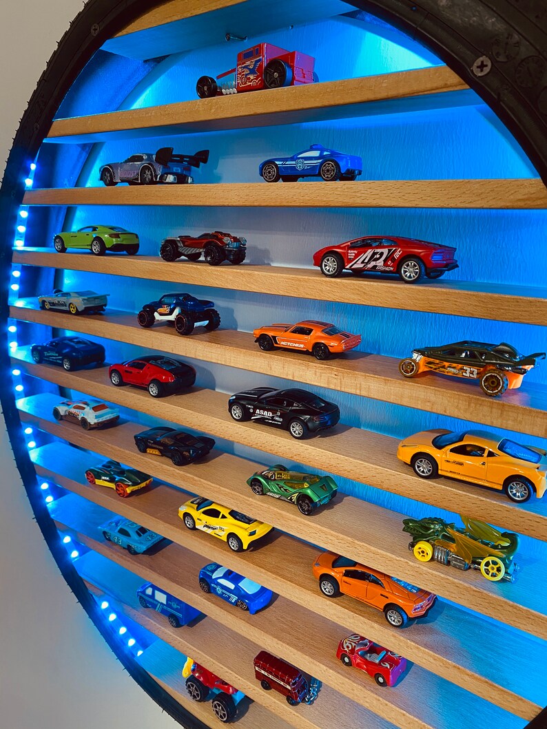 24 Tire Toy Car Storage Wheels Car Display Wall Art Etsy