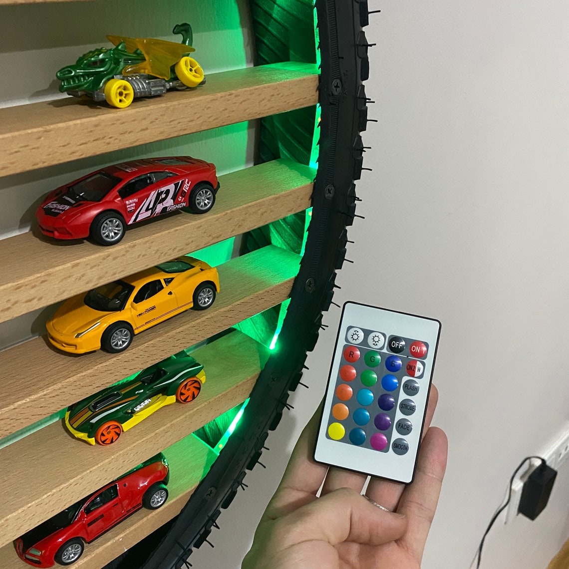 26 Toy Car Display Shelf Tire Shelf Car Display Wall Etsy
