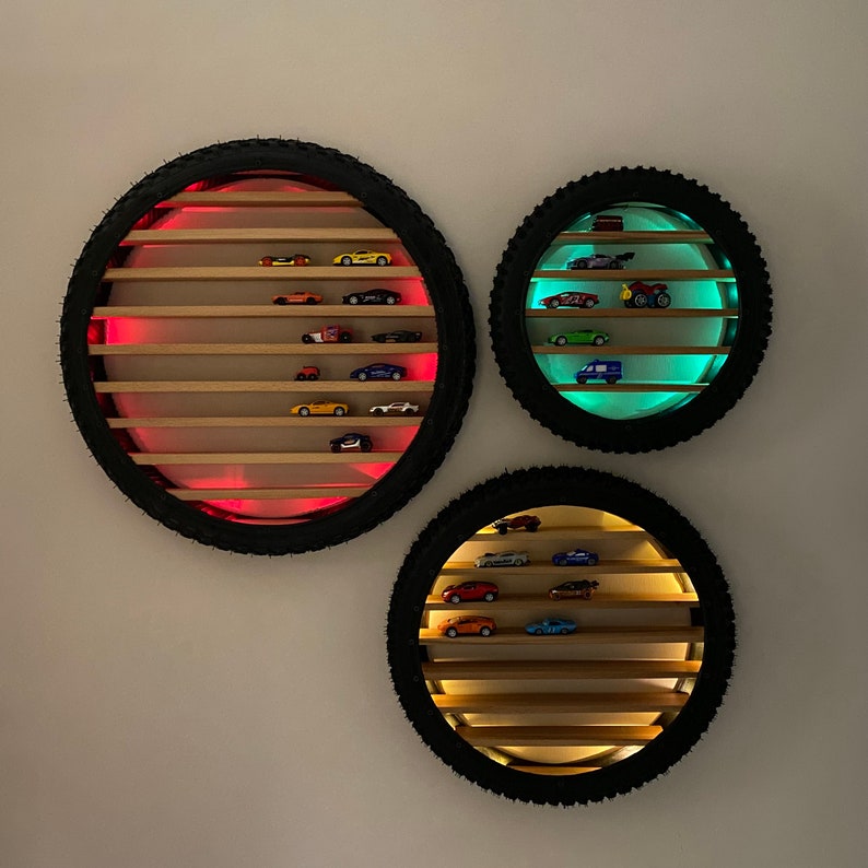 20 Tire Shelf Toy Car Display Matchbox Cars Car Etsy