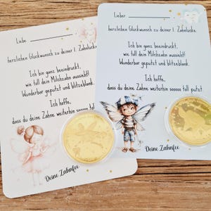 Zahnfee, Zahnfee Geschenk, Zahnfee Münze, Zahnfee Brief, Zahndose, Milchzahndose, Zahndose mit Namen, Post von der Zahnfee