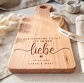 Personalized wedding gift - Gift for civil ceremony, wedding, engagement - Wedding gifts for the bride and groom - Wooden board with engraving product logo