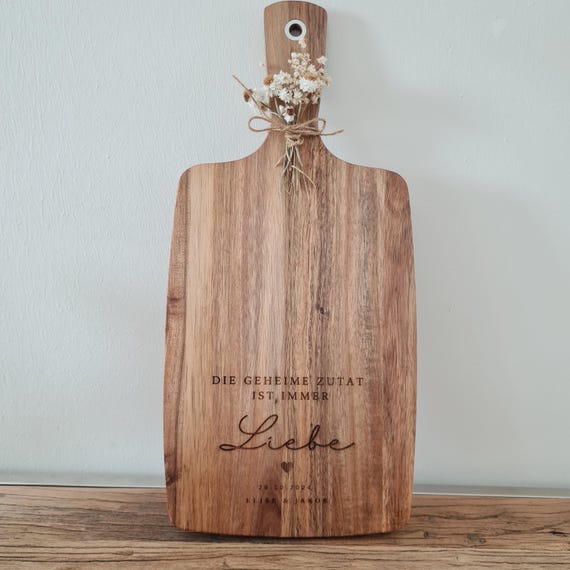 Hochzeitsgeschenk personalisiert, Geschenk Hochzeit, Hochzeit Geschenk, Schneidebrett, Schneidebrett personalisiert, Hochzeit Schneidebrett