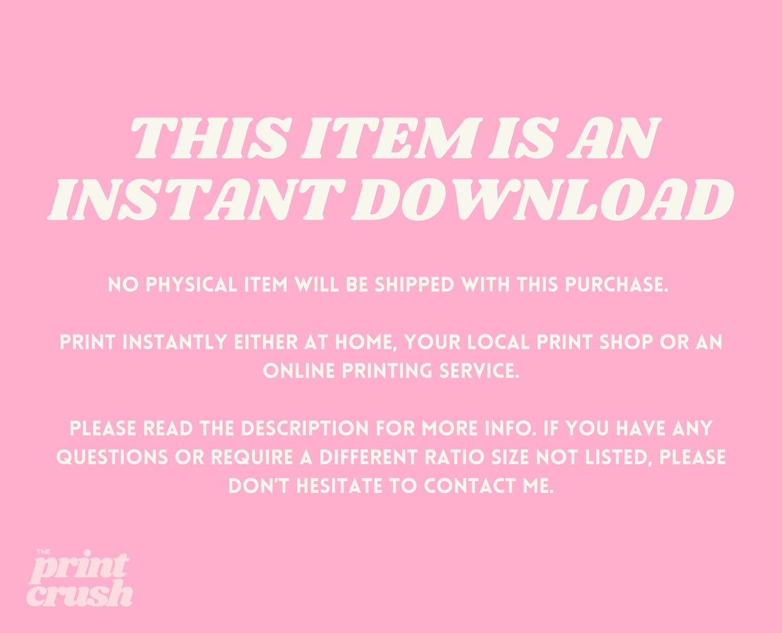 Black and White Print 'cool People Live Here' Typography Poster