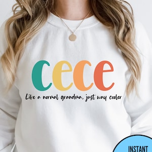 Cece SVG, Cece Cut File, Cece Design, Grandma SVG, Gift for Cece, Cricut Designs, Digital Files Svg, SVG Files For Cricut, Digital Download