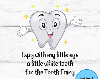 Tooth Fairy Bag SVG - Tooth Fairy Pouch Digital Download, Digital File SVG, Tooth Fairy Digital Download, SVG Files For Cricut, Tooth Fairy