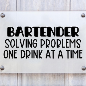 Barkeeper SVG, Barkeeper PNG, Barkeeper Tshirt SVG, Barkeeper Digitale Dateien Esel, Barkeeper Geschenk, Geschenk für den Küchenchef, digitaler Download