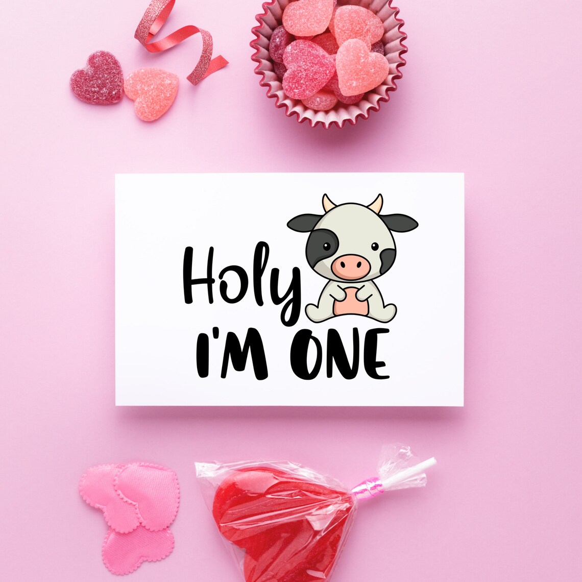 Holy Cow Im One SVG, Holy Cow I'm One Png, Digital Download, Digital ...