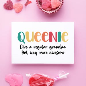 Queenie SVG, Queenie Grandma Gifts, Queenie PNG, Queenie Design ...