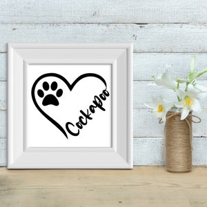 Cockapoo Svg, Cockapoo Mom Svg, Digital Files Svg, SVG Files, SVG Files ...