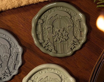Christmas bells on door Wax Seal Stamp, Tree Wax Stamp Seal , Wedding Seal, journal Wax Seals,Wax Stamp Cutsom,Wax Seal Stamp Kit
