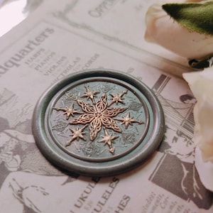 Schneeflocke Wachssiegel Stempel, Winter Wachssiegel Stempel, Muster Hochzeit Siegel, Journal Wachssiegel, Wachsstempel Cutsom, Wachssiegel Stempel Kit, Wachssiegel stempel