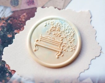 A chair under the tree Wax Seal Stamp, Wooden chair Wax Stamp Seal, Wedding Seal, journal Wax Seals,Wax Stamp Cutsom,Wax Seal Stamp Kit