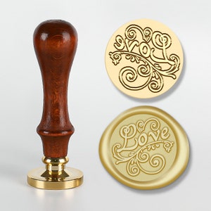 Liefde lakzegelstempel, hart lakzegelstempel, patroon bruiloft zegel, dagboek lakzegels, lakstempel cutsom, lakzegelstempel kit, lakzegel zegel