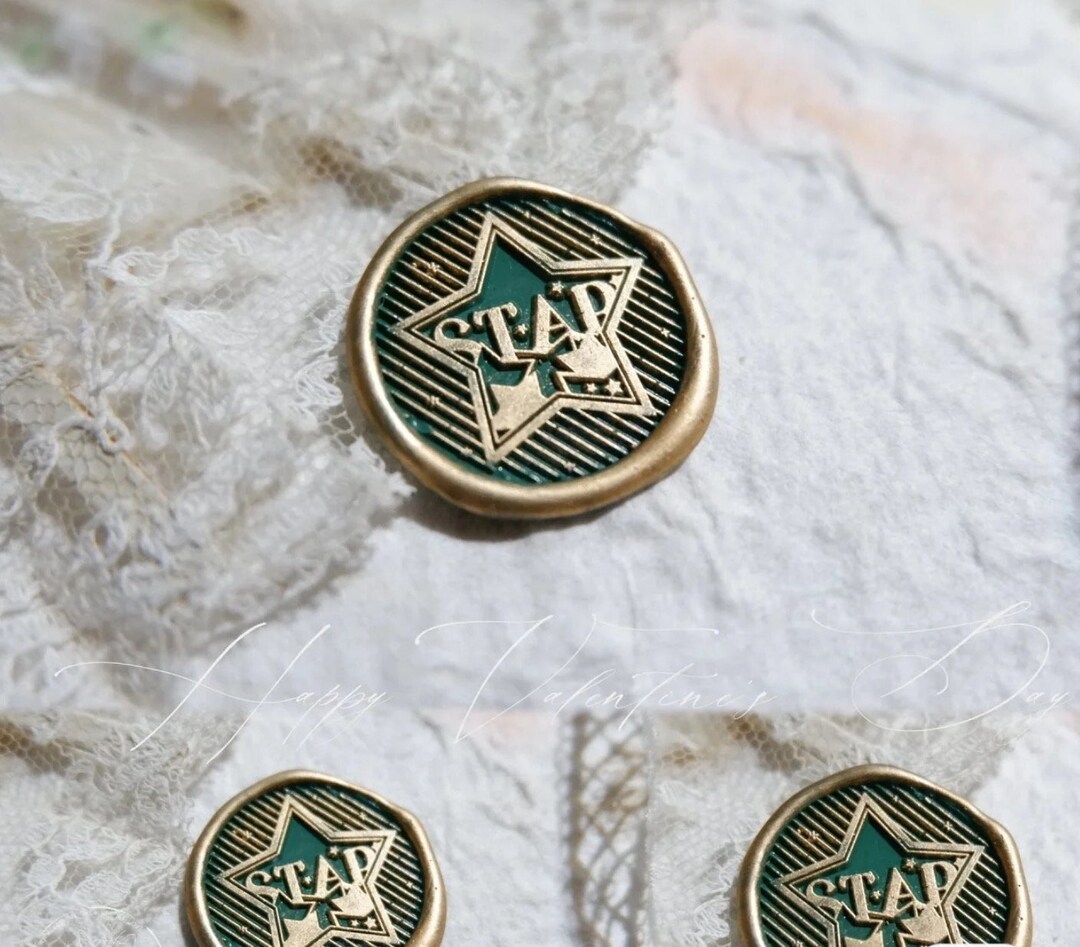 MDLG Vintage Ichthus Fisch Wachssiegel Stempel - Perfekt Für Hochzeitseinladungen