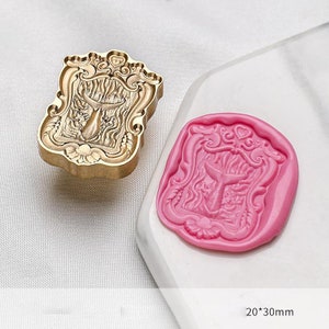 Schönheit Fischschwanz Wachssiegel Stempel, Herz Hochzeit Stempel, Party Siegelwachs, Umschlag Wachssiegel, Wachsstempel Cutsom, Einladung Wachssiegel Stempel Kit