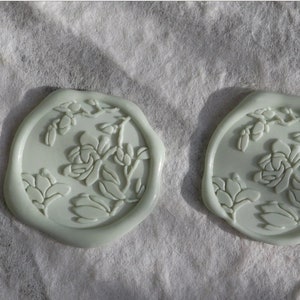 Lotus Wachssiegel Stempel, Wax Siegel Stempel mit Blumen in Trauben, Hochzeits Siegel, Journal Wachssiegel, Wachsstempel Cutsom, Wachssiegel Stempel Kit